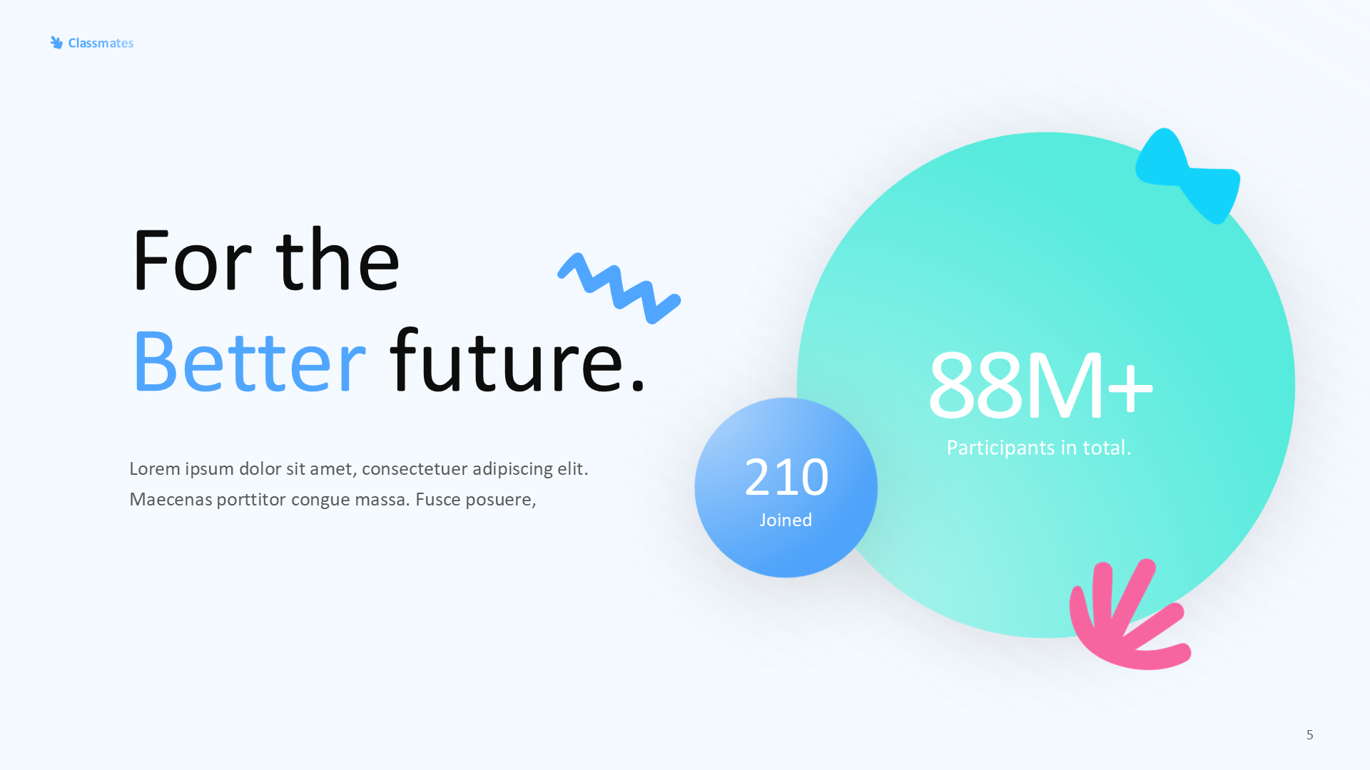 Education Classmate Light slide 5